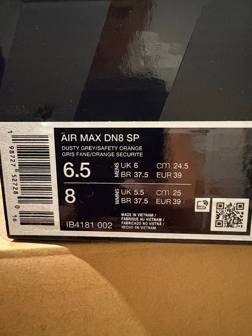 Palace x Nike Air Max Dn8 SP Dusty Grey Safety Orange – Neuve avec étiquette NIKE