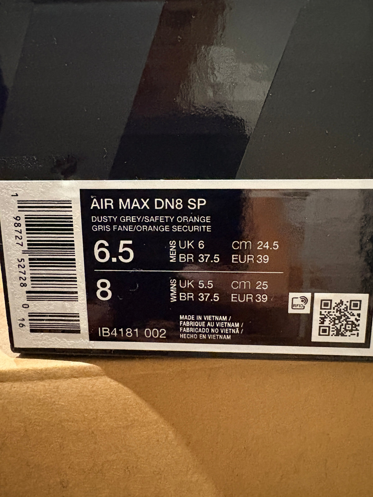 Palace x Nike Air Max Dn8 SP Dusty Grey Safety Orange – Neuve avec étiquette NIKE