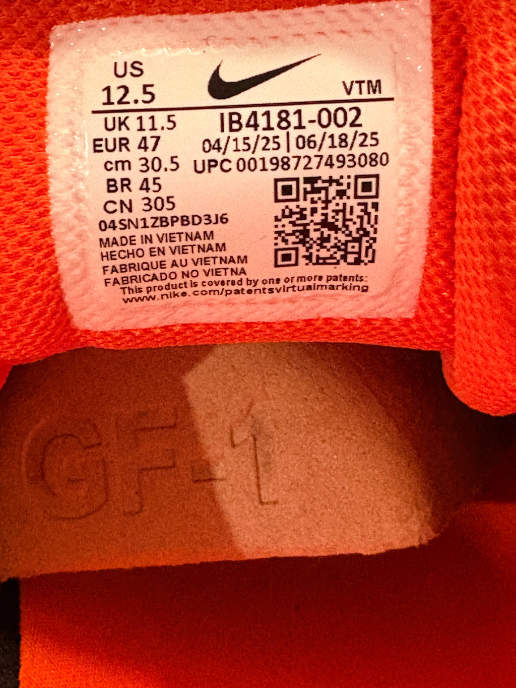 Palace x Nike Air Max Dn8 SP Dusty Grey Safety Orange – Neuve avec étiquette NIKE