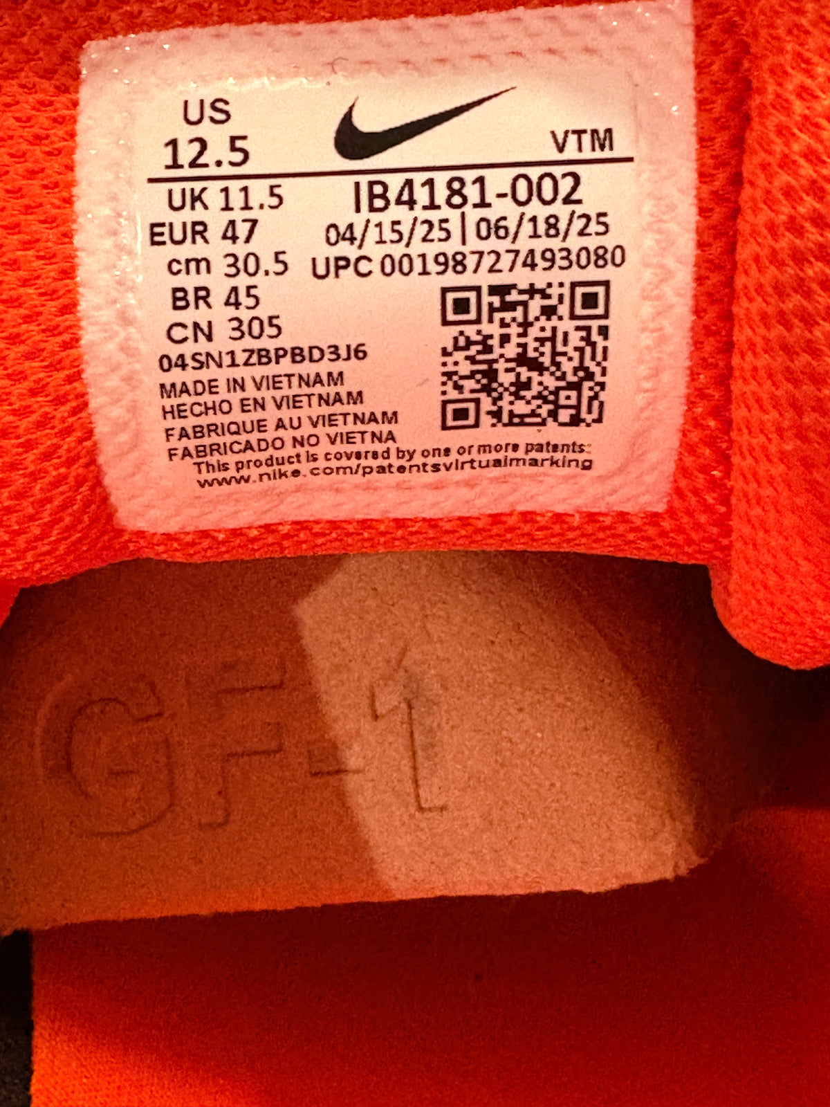 Palace x Nike Air Max Dn8 SP Dusty Grey Safety Orange – Neuve avec étiquette NIKE