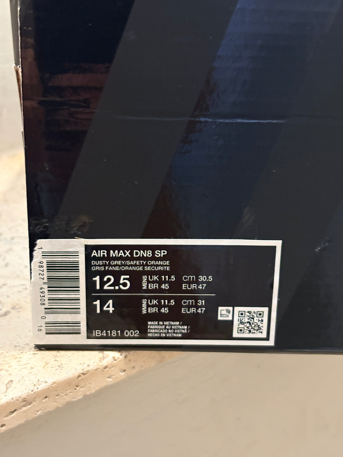 Palace x Nike Air Max Dn8 SP Dusty Grey Safety Orange – Neuve avec étiquette NIKE