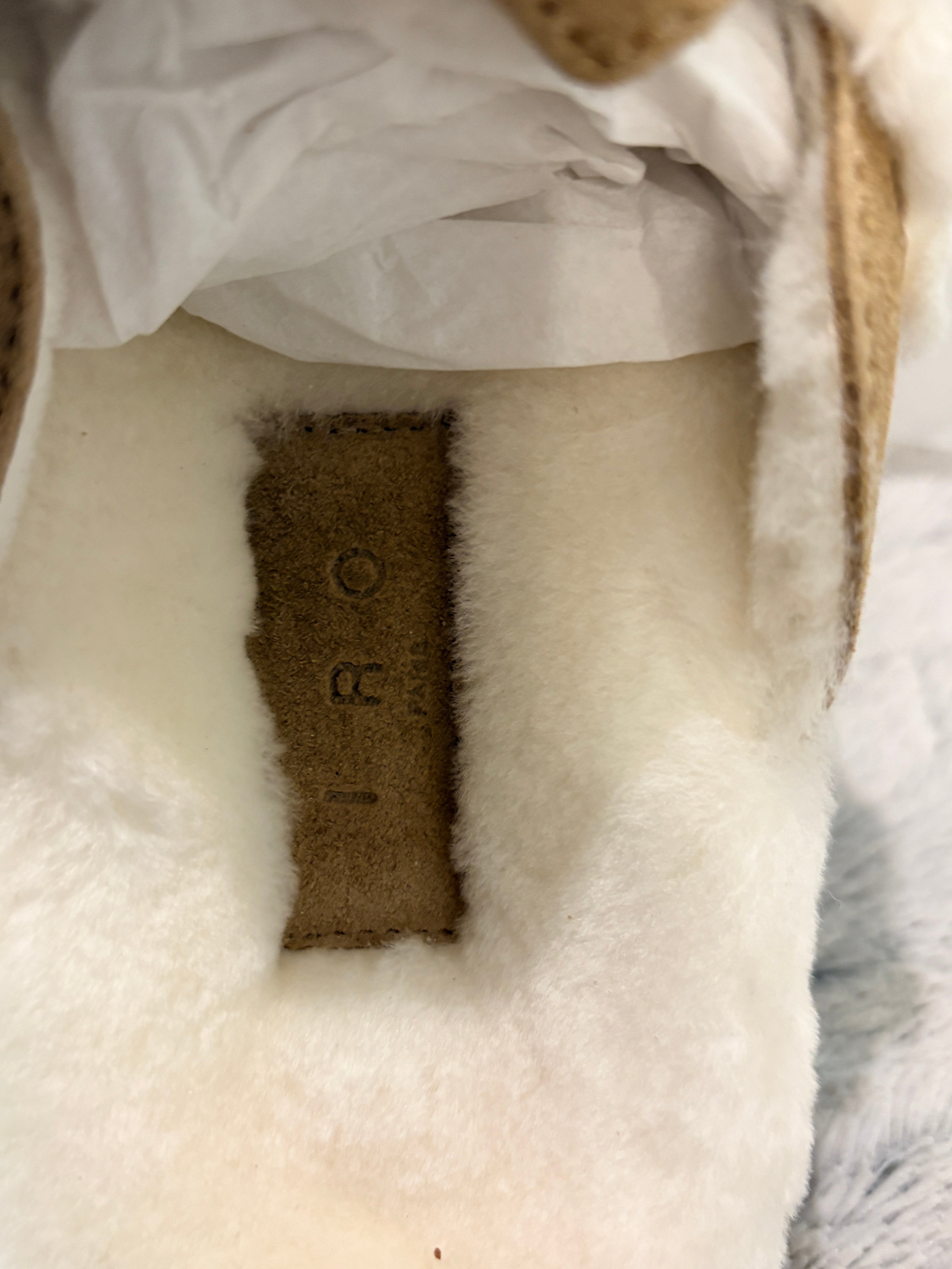 Sabots Fourrés en Suède Fluffy - IRO Paris - Camel