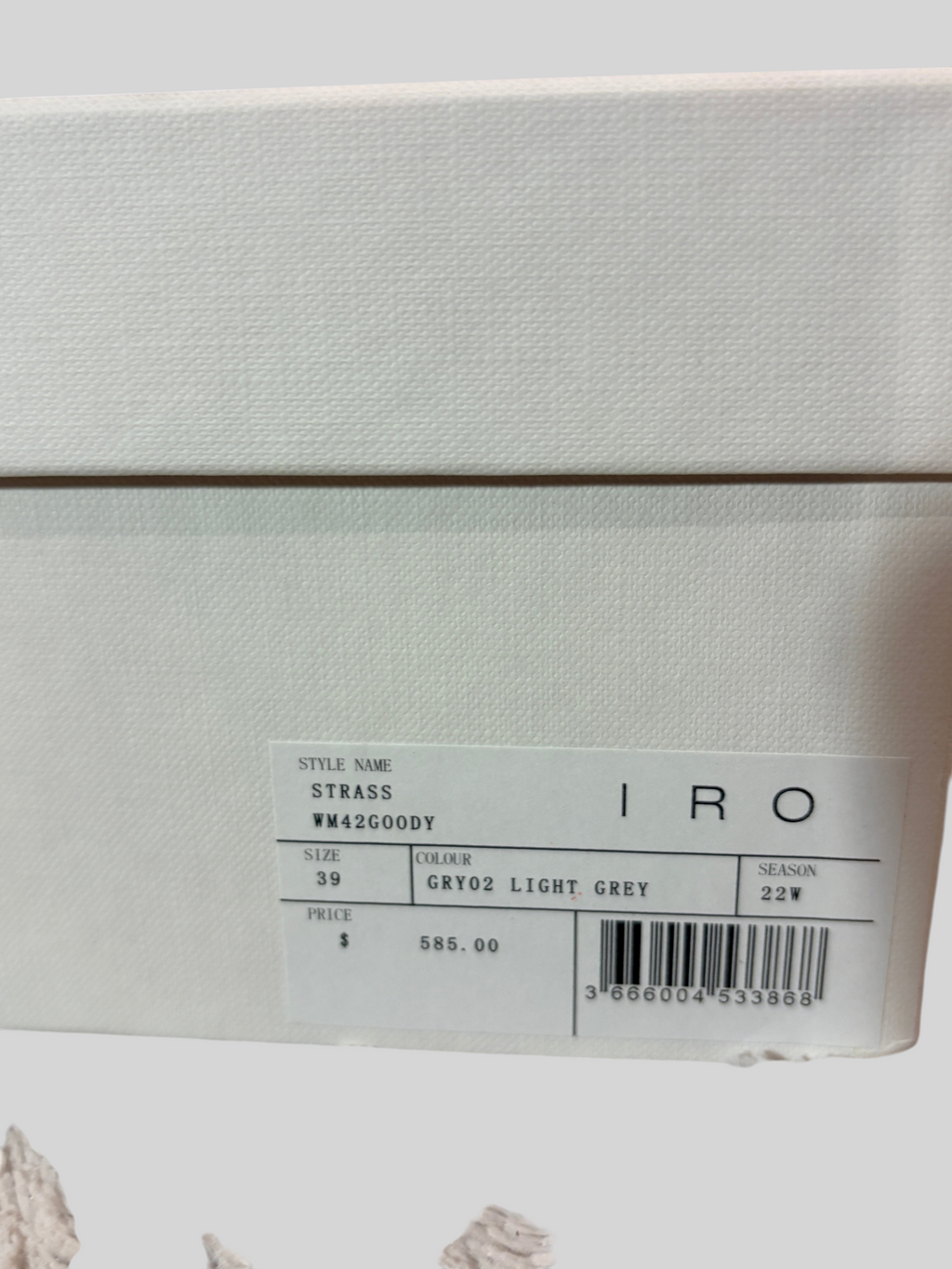 IRO Paris - Hera - Oyster Grey - Neuve avec boît IRO Paris
