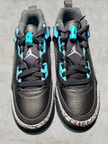 Jordan Spizike Low "Black / Wolf Grey - Gamma Blue" (Grade School)