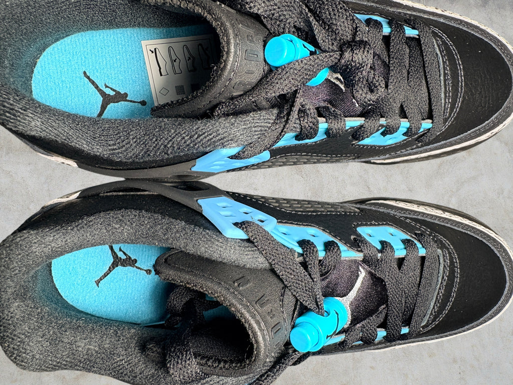 Jordan Spizike Low "Black / Wolf Grey - Gamma Blue" (Grade School)
