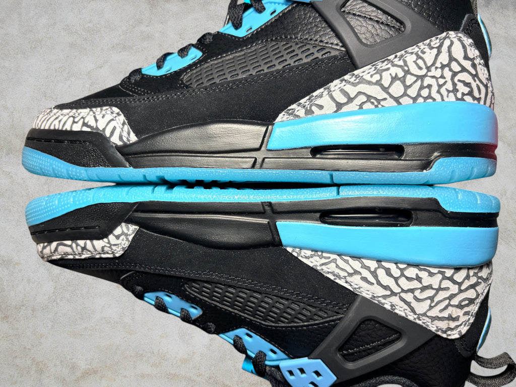 Jordan Spizike Low "Black / Wolf Grey - Gamma Blue" (Grade School)