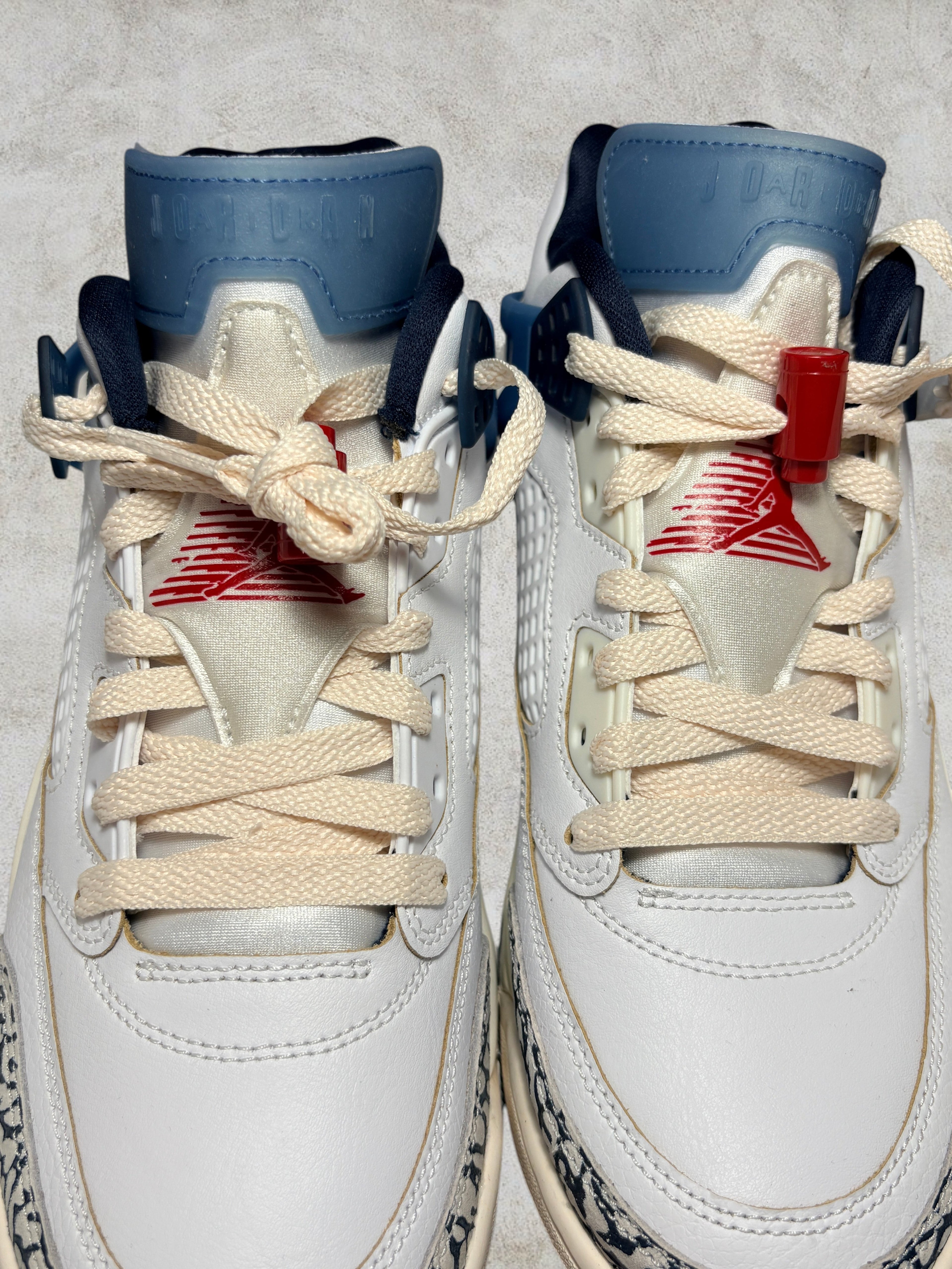 Jordan Spizike Low "White Gym Red Armory Navy"- T40 - Neuve