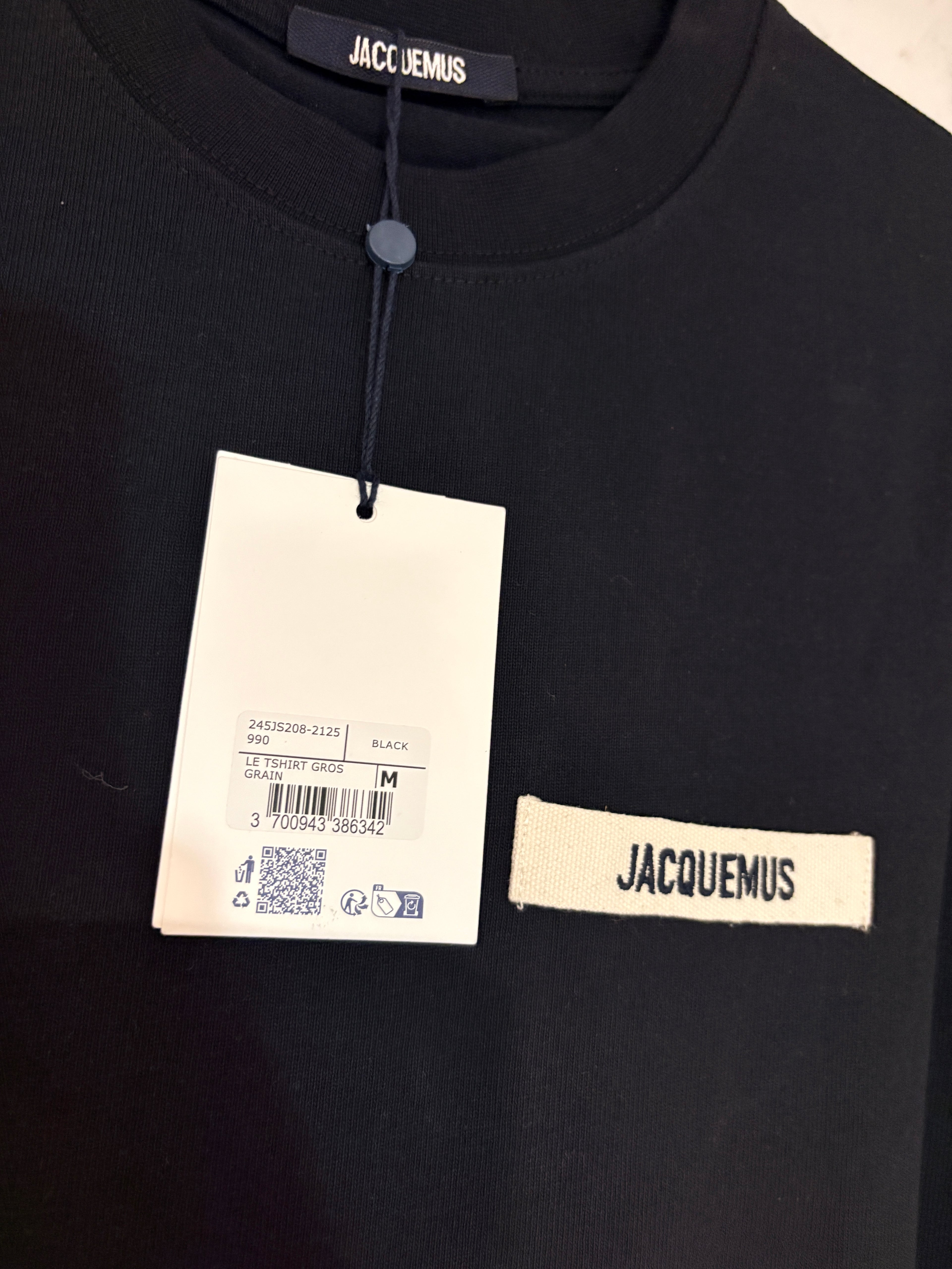 Le T-shirt Jacquemus Gros Grain – Noir