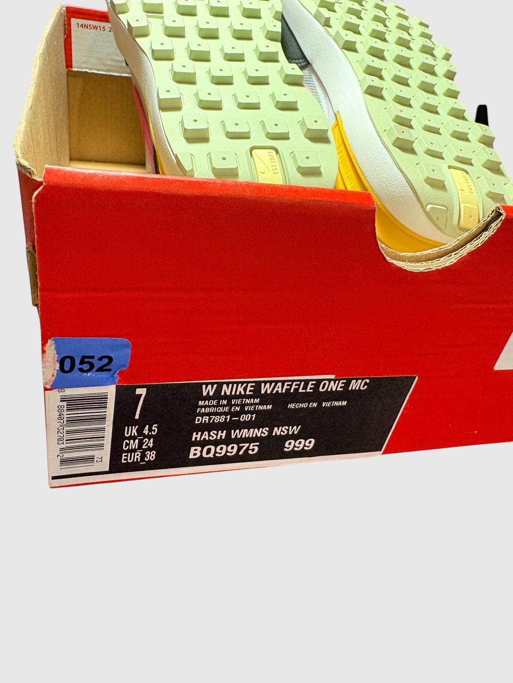Nike Waffle One MC Brown Pink Sulfur – Taille 38 NIKE