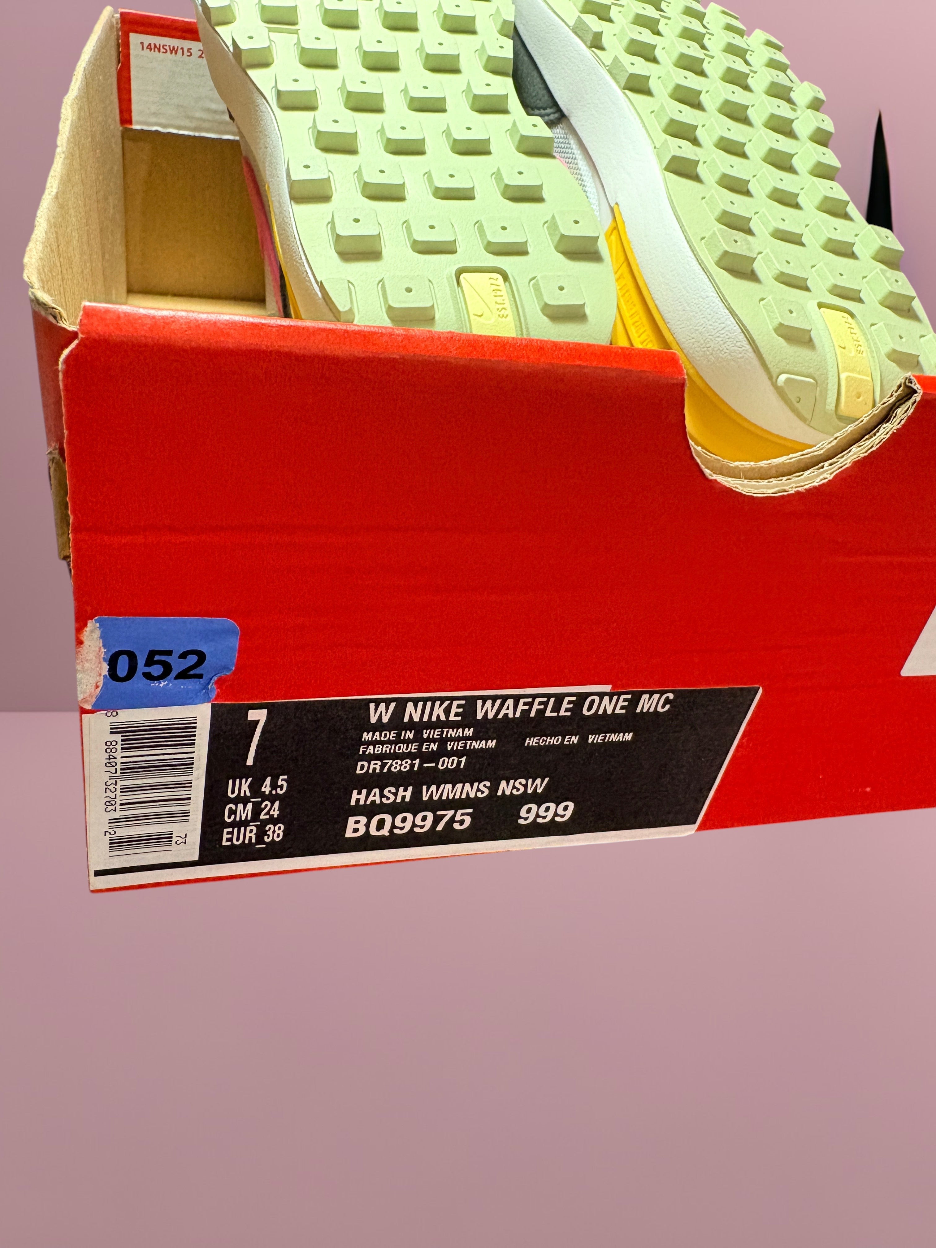 Nike Waffle One MC Brown Pink Sulfur – Taille 38 - Neuve