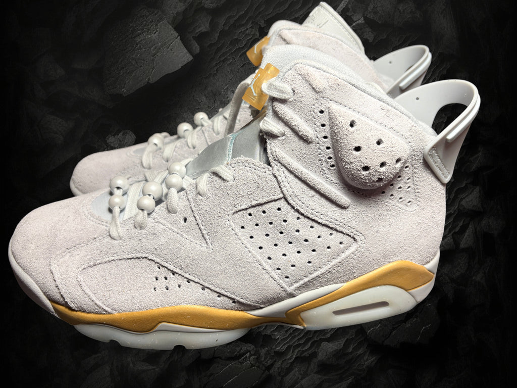 Air Jordan 6 Retro Craft "Paris Olympics" Pure Platinium/Glacier Blue– Taille 40.5 (Neuve / Boîte abîmée)