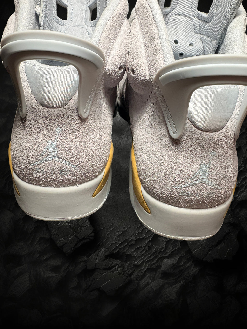 Air Jordan 6 Retro Craft "Paris Olympics" Pure Platinium/Glacier Blue– Taille 40.5 (Neuve / Boîte abîmée)