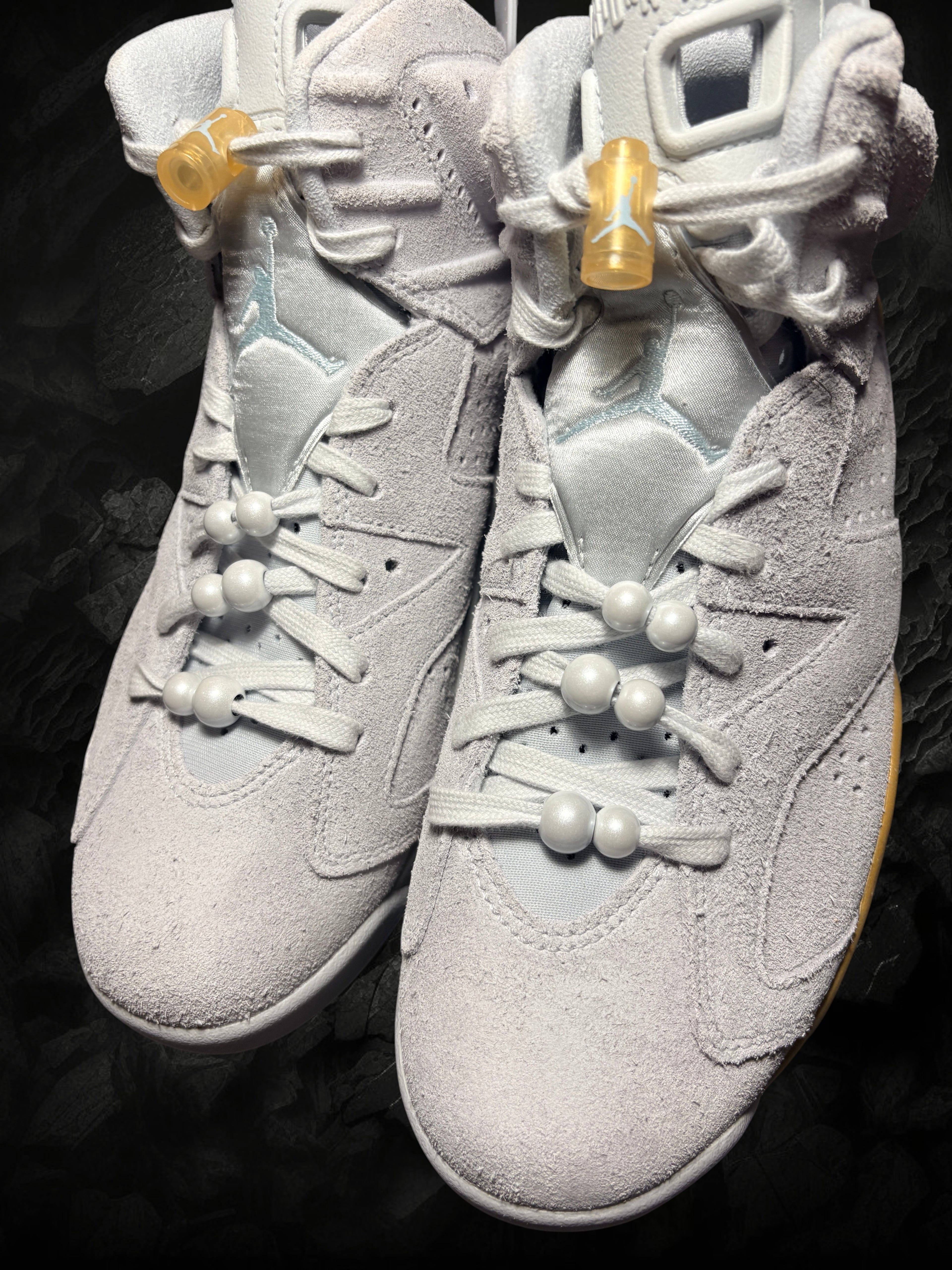 Air Jordan 6 Retro Craft "Paris Olympics" Pure Platinium/Glacier Blue– Taille 40.5 (Neuve / Boîte abîmée)