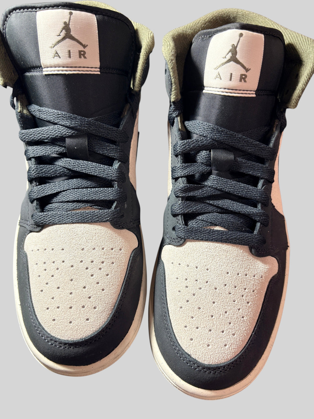Air Jordan 1 Mid SE Light Orewood Brown Off Noir Medium Olive - Taille 39 AIR JORDAN