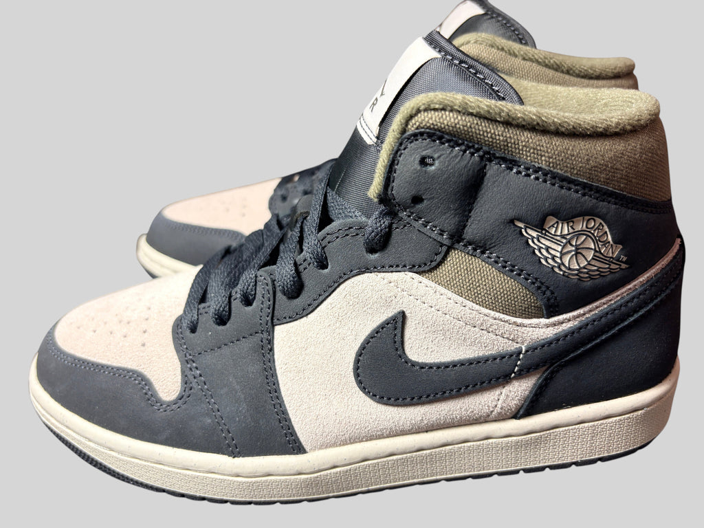 Air Jordan 1 Mid SE Light Orewood Brown Off Noir Medium Olive - Taille 39 AIR JORDAN
