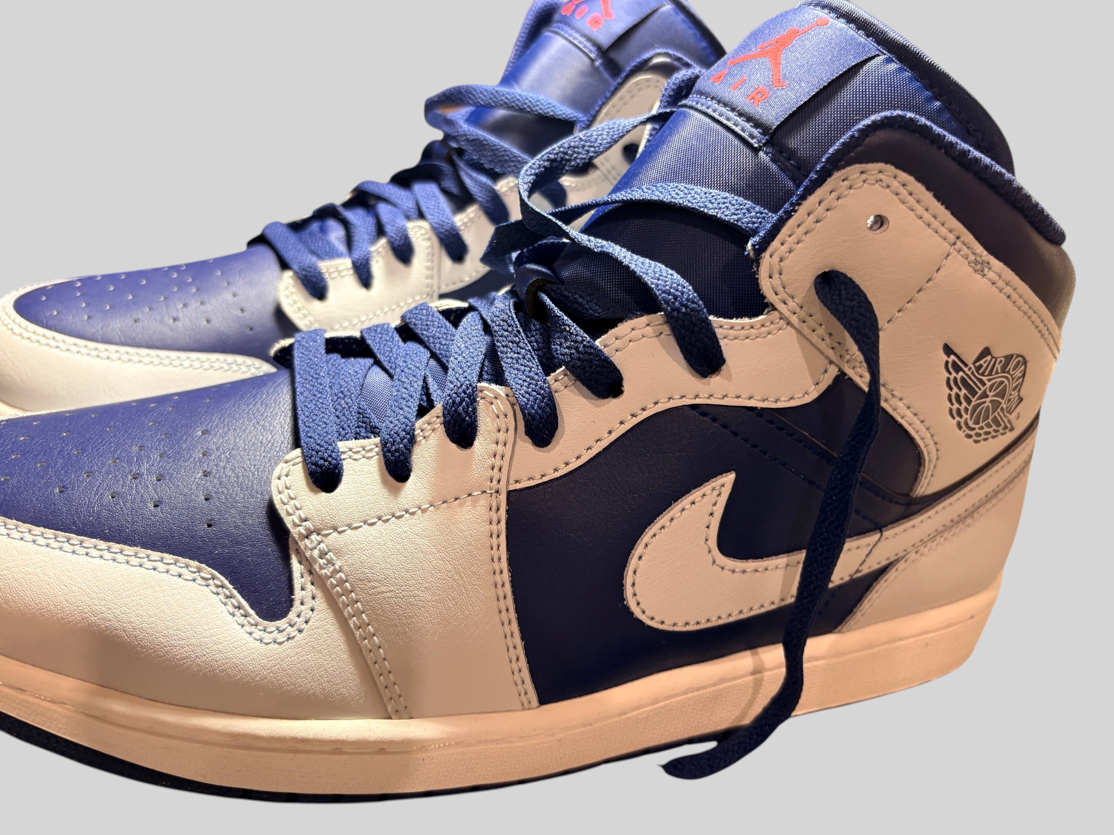 Nike Air Jordan - Air Jordan 1 Mid Blue Void - Blue Void / Summit White - Neuve avec étiquette AIR JORDAN