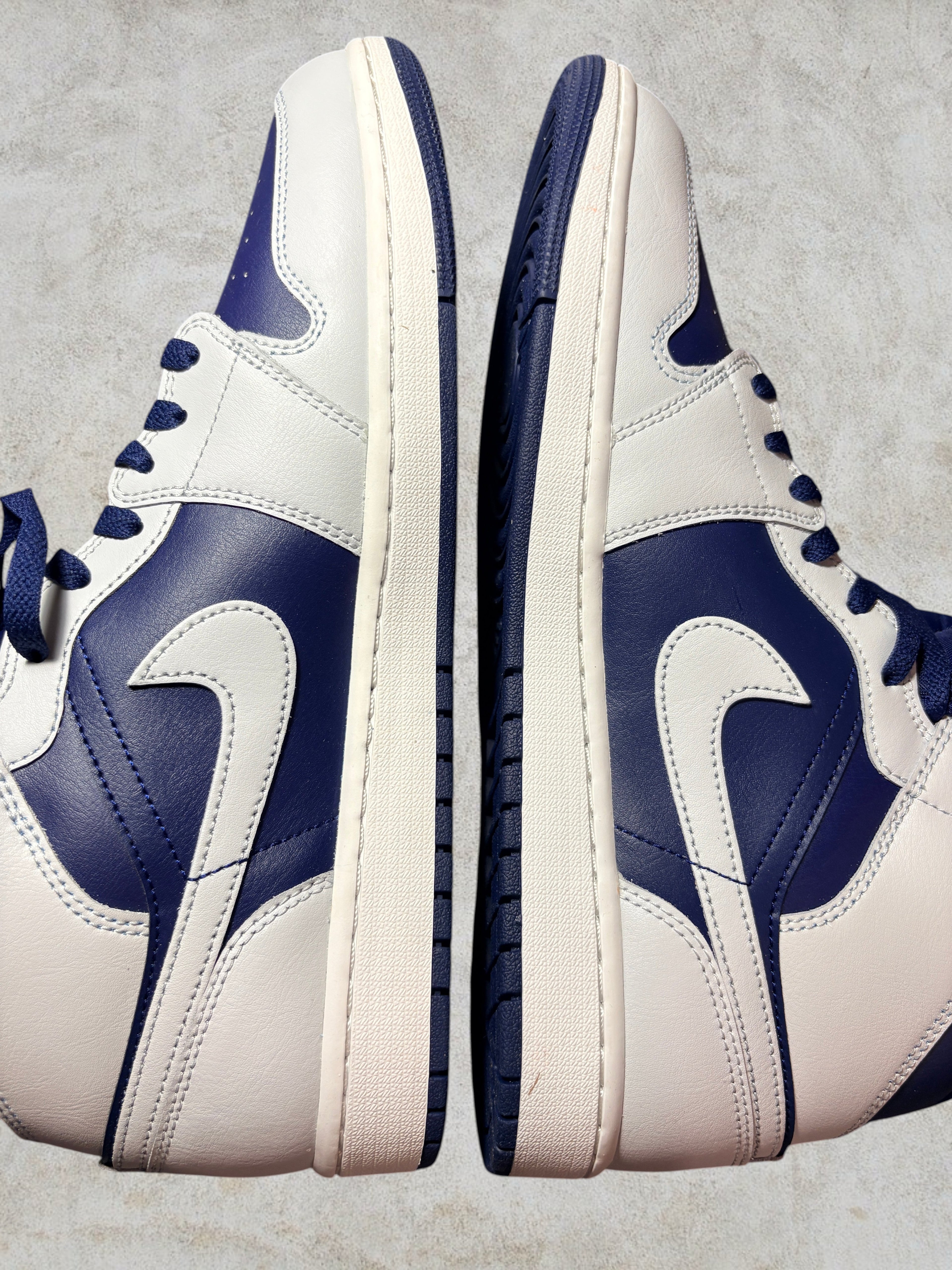 Air Jordan 1 Mid Blue Void Pure Platinum Taille 46