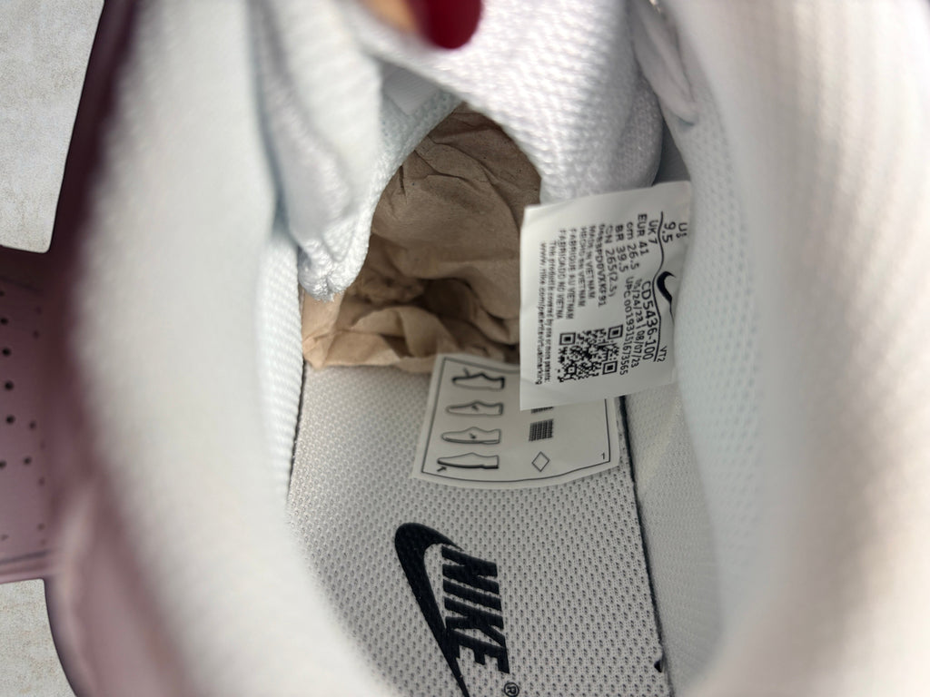 Baskets Nike Court Vision Mid Femme - "Triple White" - Neuves