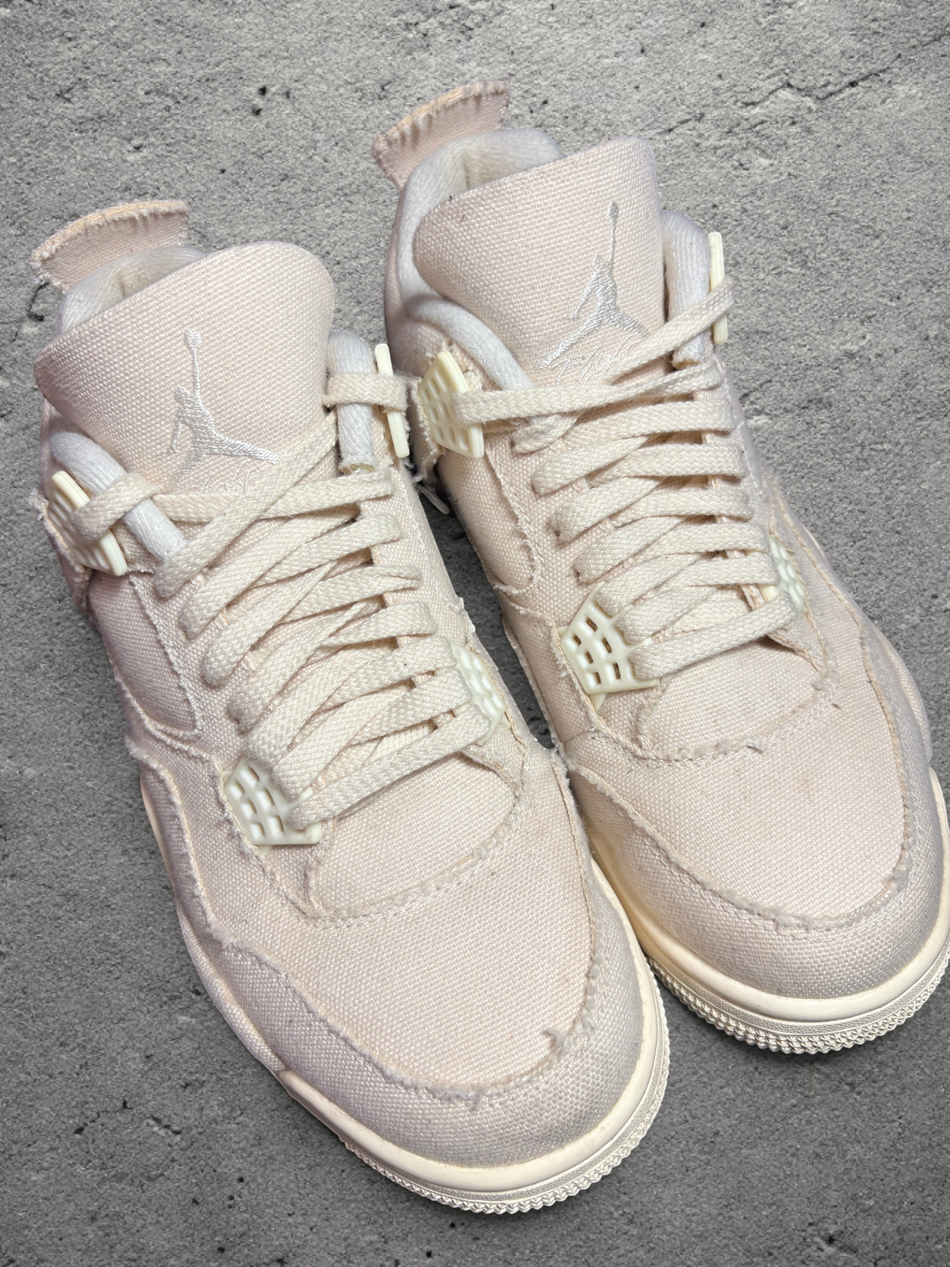 Air Jordan 4 Retro Blank Canvas (DQ4909-100) – Taille 37.5 (Occasion)