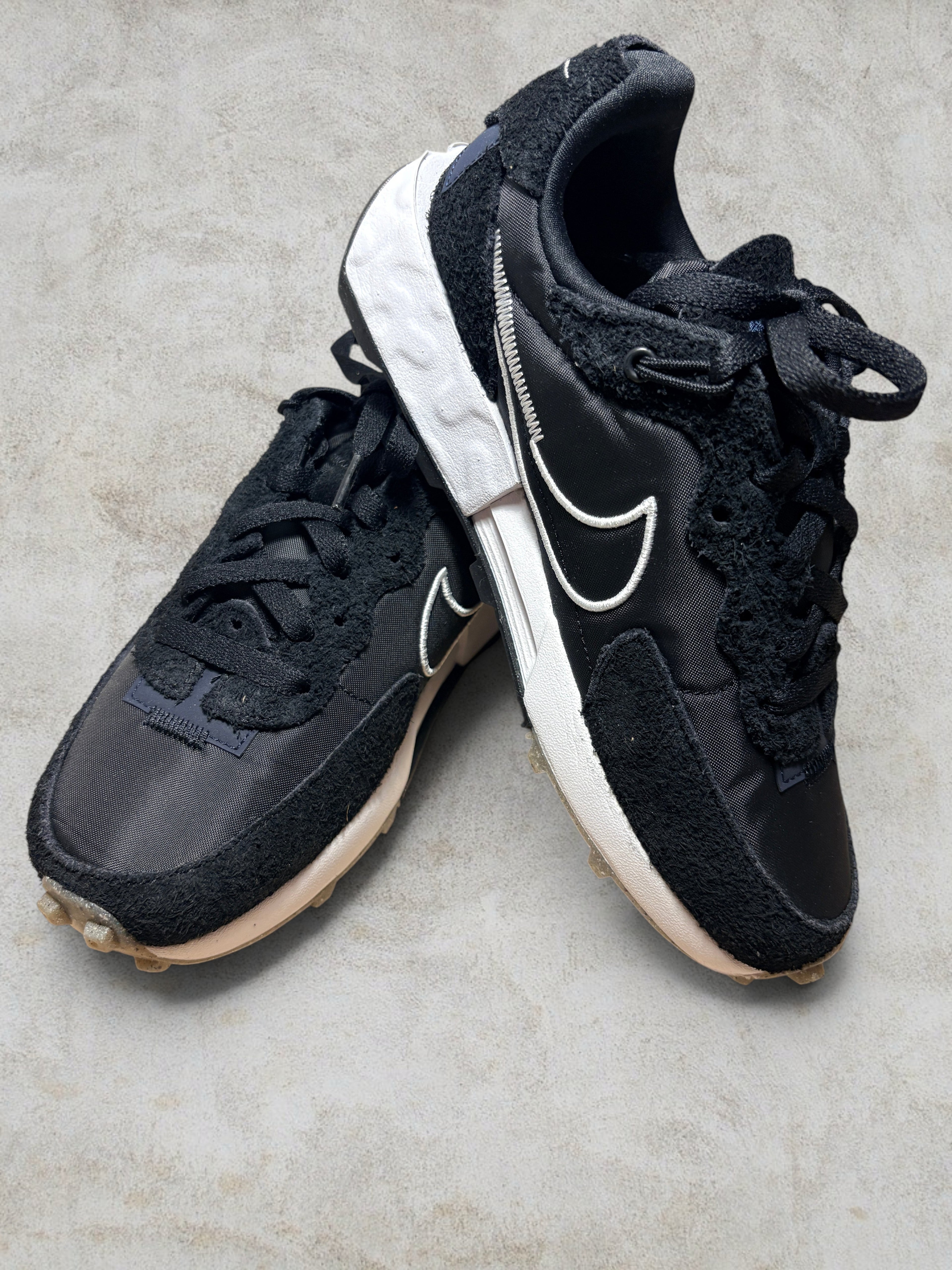 Nike Fontanka Waffle Black White - Taille 35.5 - Neuve