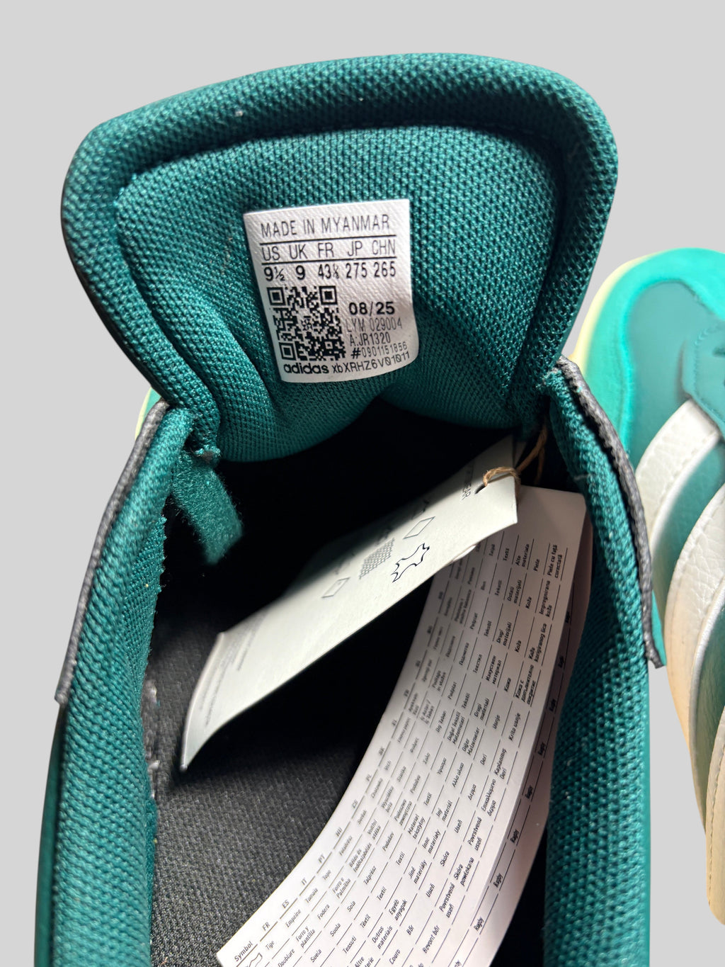 Adidas Barreda Collegiate Green – Taille 43 1/3 – Neuve ADIDAS