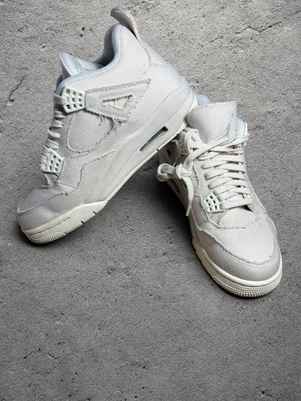 Air Jordan 4 Retro Blank Canvas (DQ4909-100) – Taille 37.5 (Occasion)
