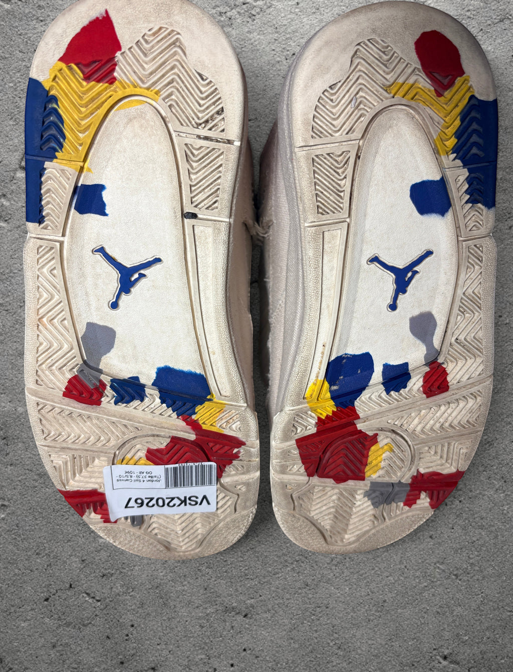 Air Jordan 4 Retro Blank Canvas (DQ4909-100) – Taille 37.5 (Occasion)