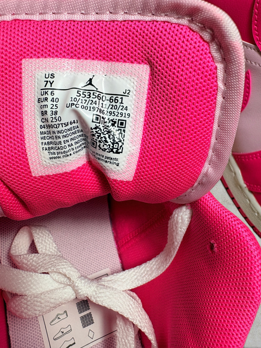 Air Jordan 1 Low GS "Valentine's Day" (2025) – Neuve AIR JORDAN