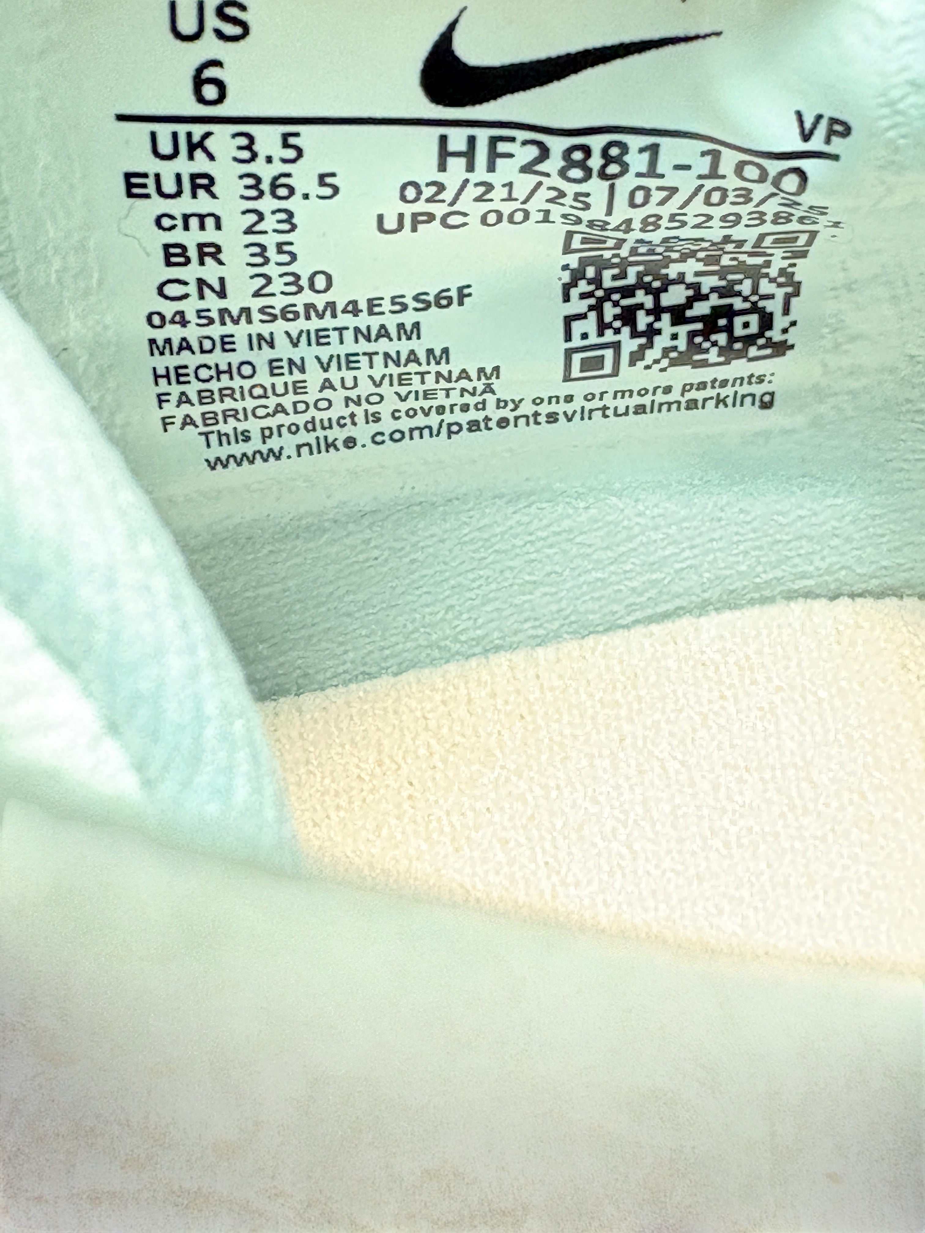 Nike Sabrina 3 Silencer – Taille 36.5 (HF2881-100)