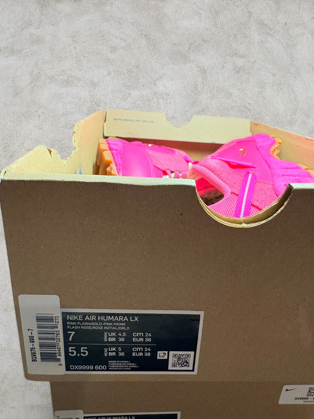 Nike Air Humara LX x Jacquemus 'Pink Flash' (Boîte sans couvercle)