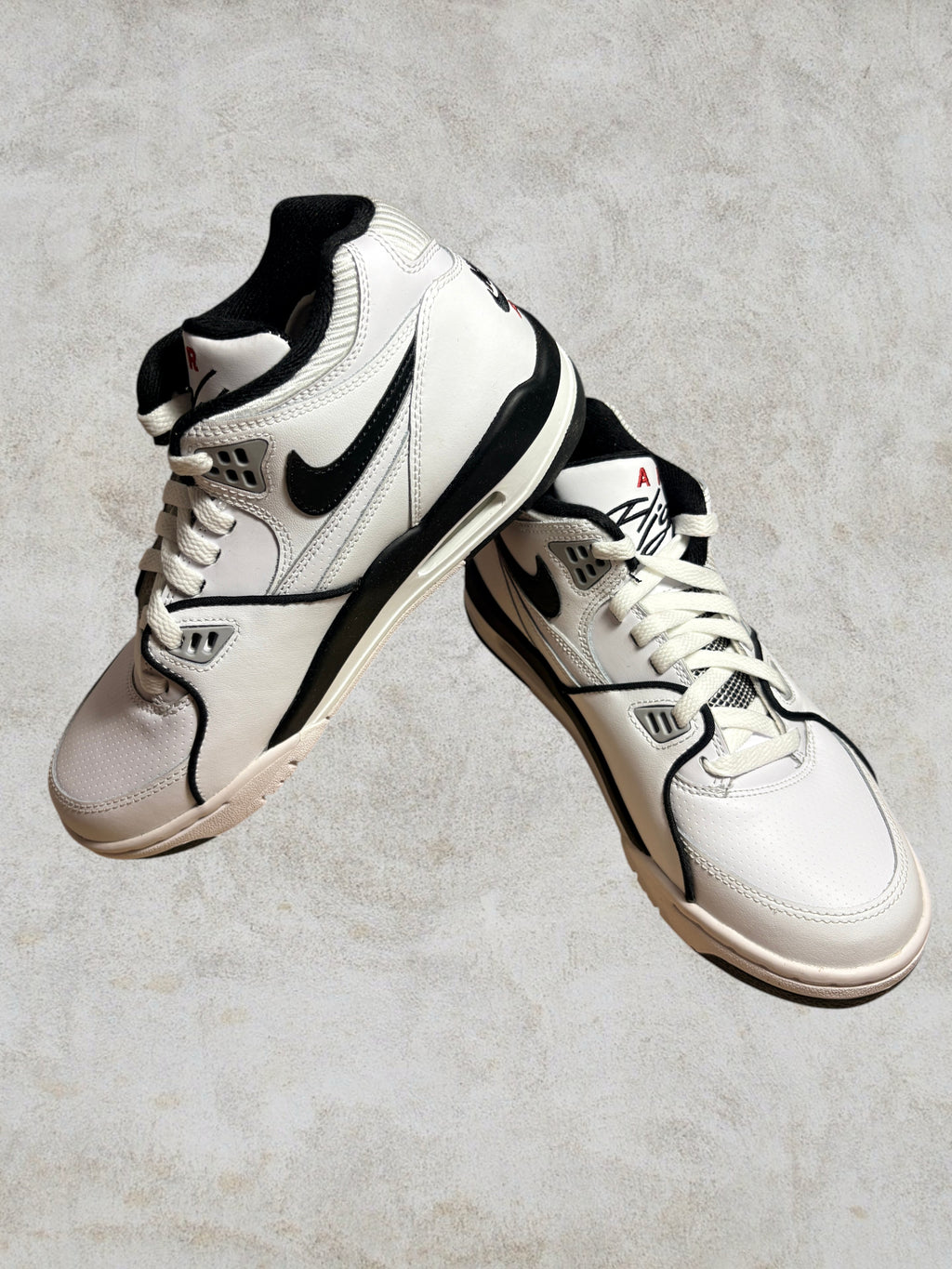 Nike Air Flight 89 GS White Black Wolf Grey (HF0406-102) – Neuve