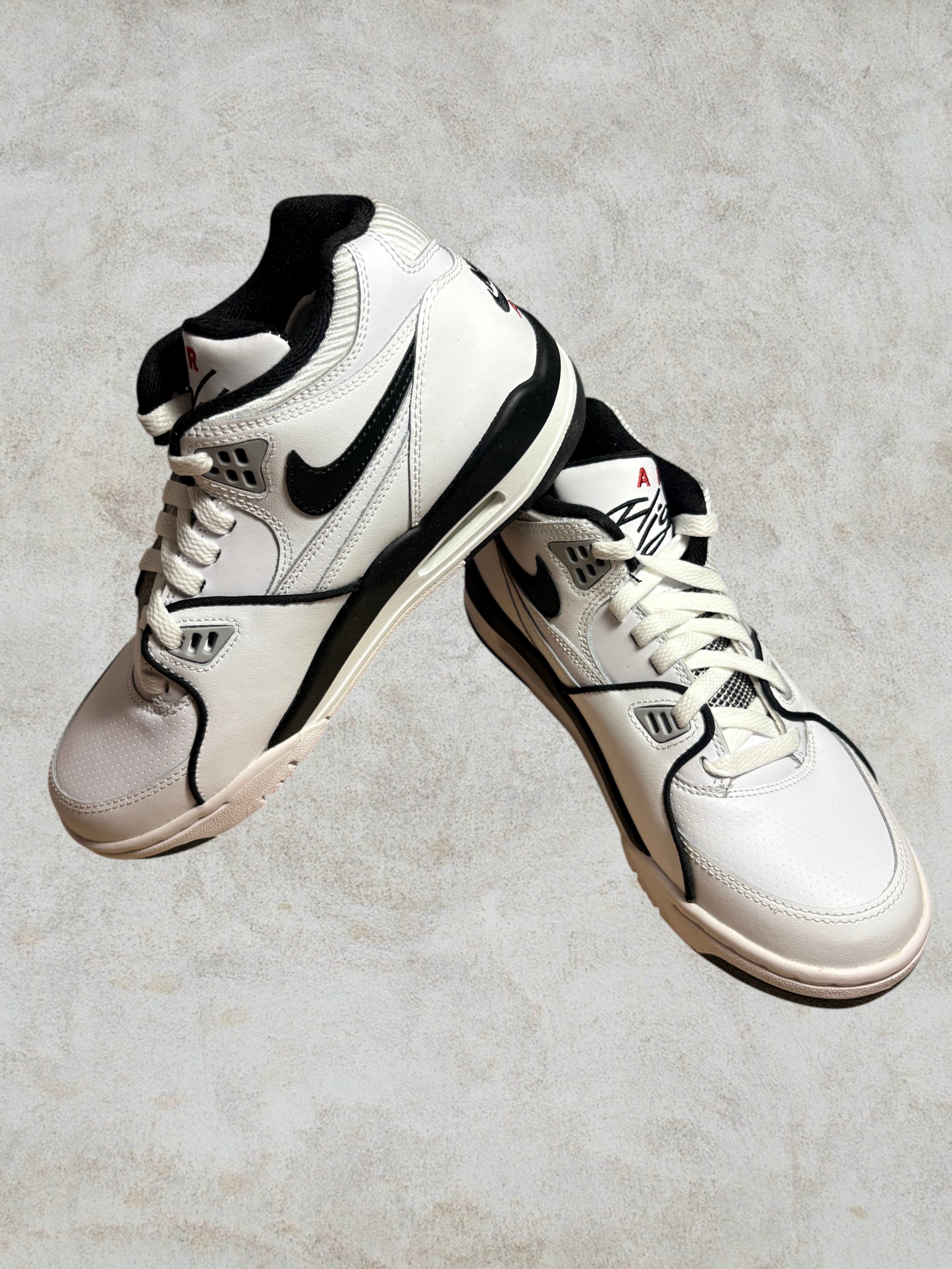 Nike Air Flight 89 GS White Black Wolf Grey (HF0406-102) – Neuve