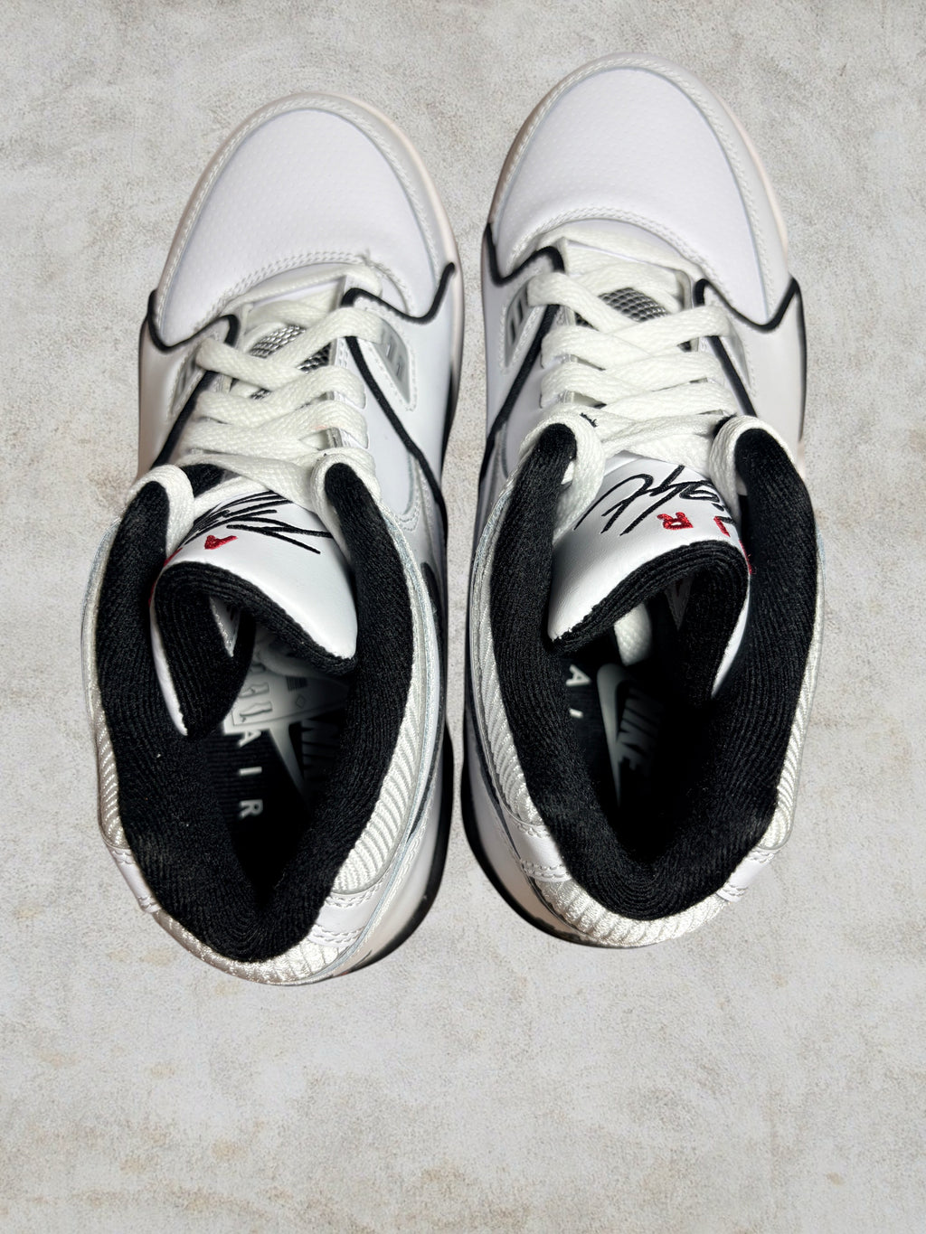 Nike Air Flight 89 GS White Black Wolf Grey (HF0406-102) – Neuve