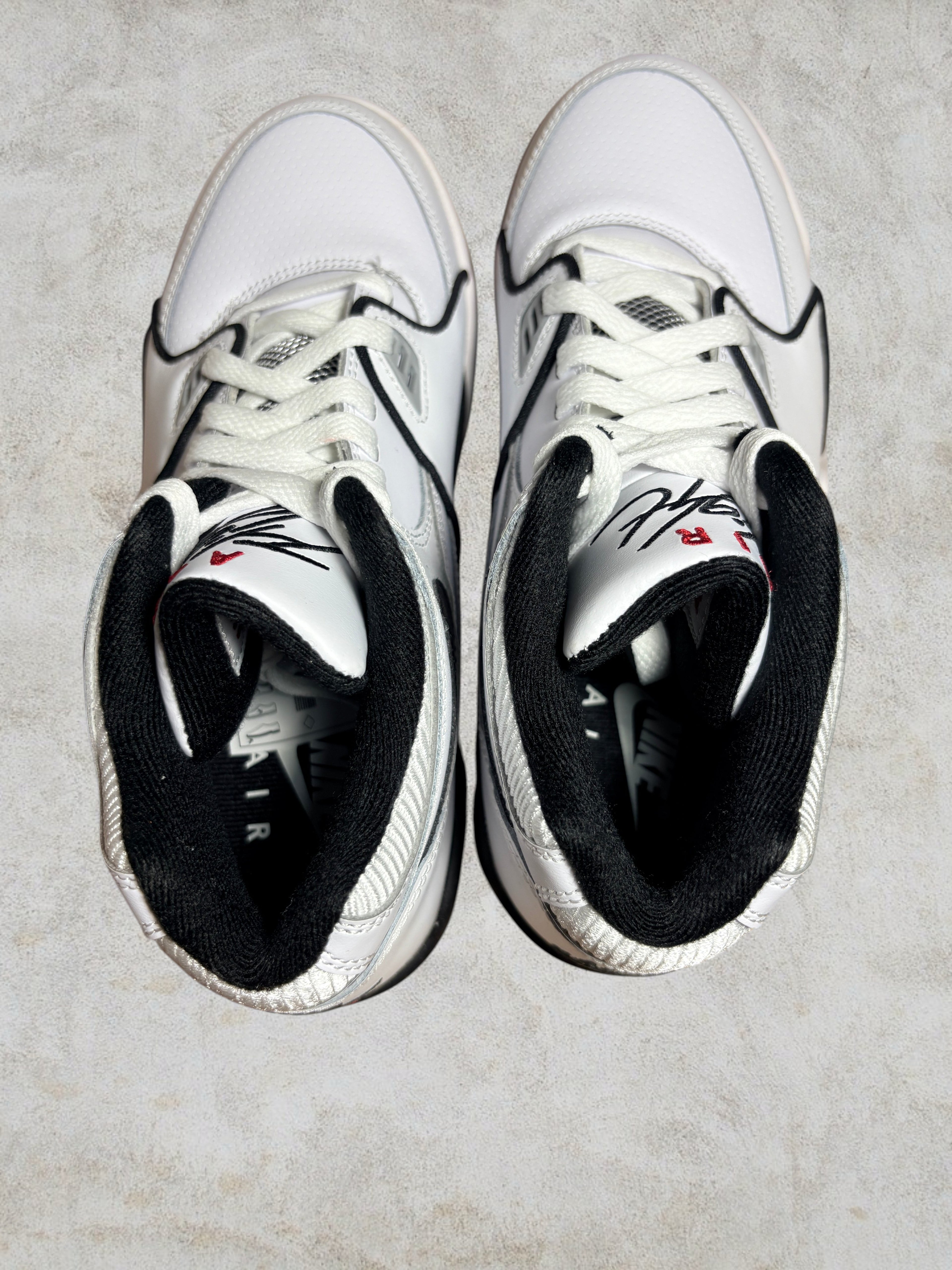Nike Air Flight 89 GS White Black Wolf Grey (HF0406-102) – Neuve