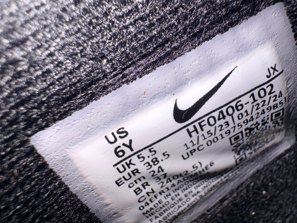 Nike Air Flight 89 GS White Black Wolf Grey (HF0406-102) – Neuve