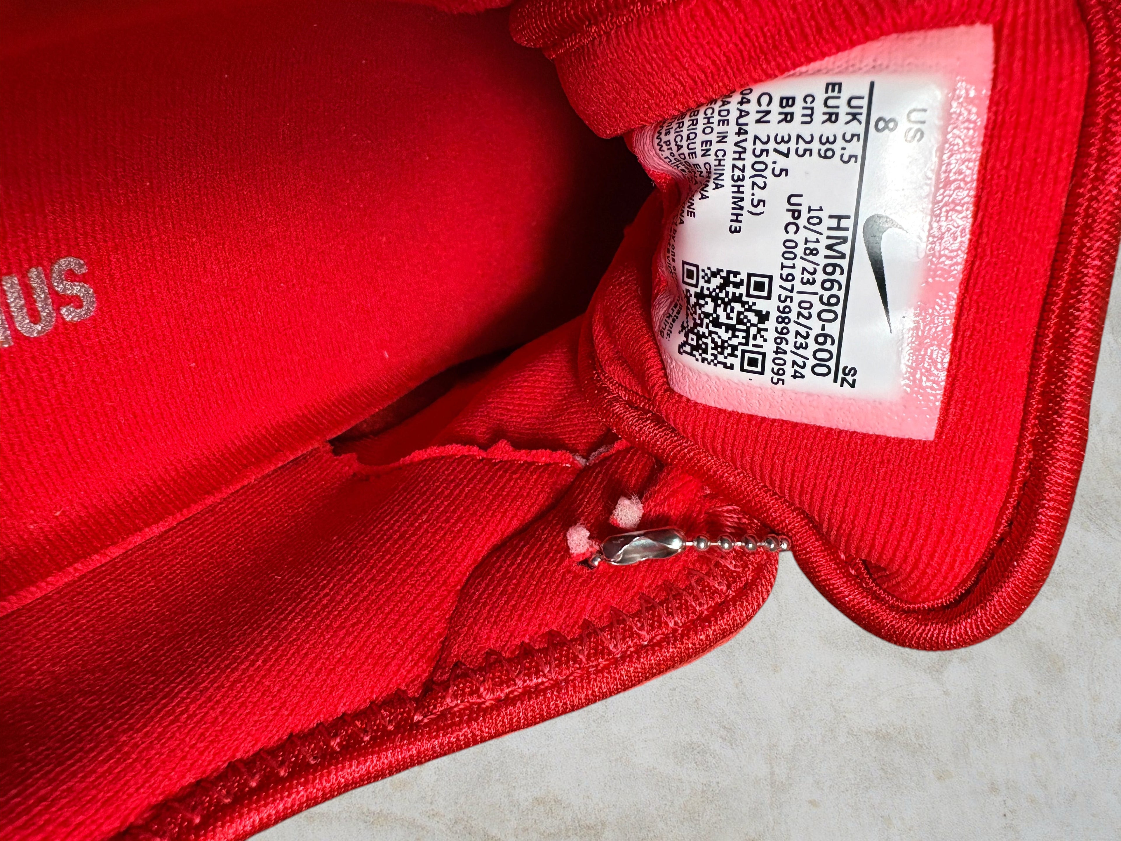 Nike Air Max 1 '86 x Jacquemus "Mystic Red" – Pointure 39 (Neuve)