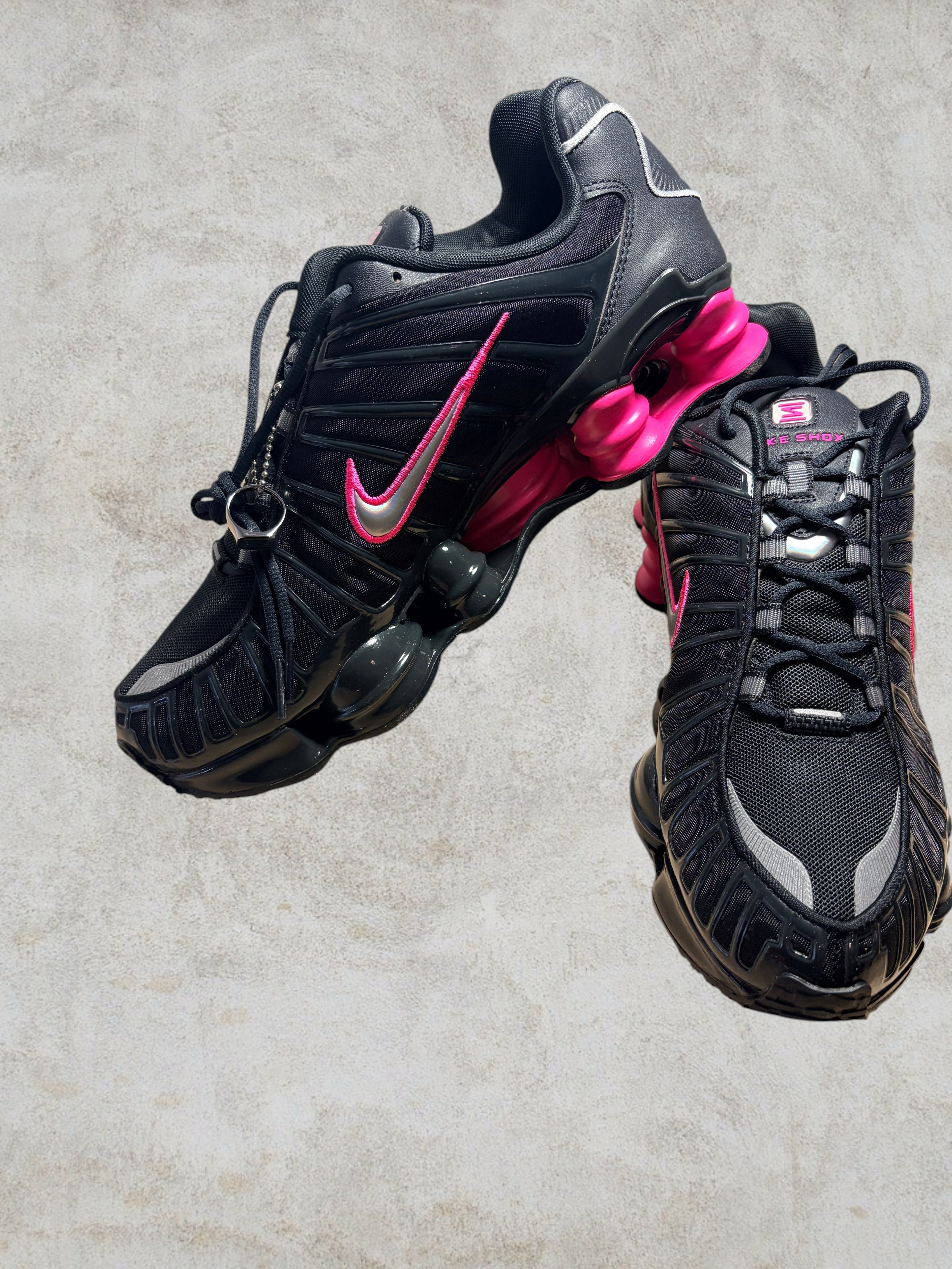 Nike Shox TL Black Hyper Pink Silver