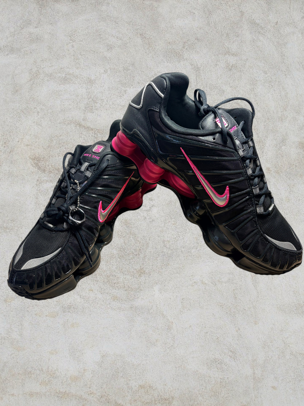 Nike Shox TL Black Hyper Pink Silver NIKE
