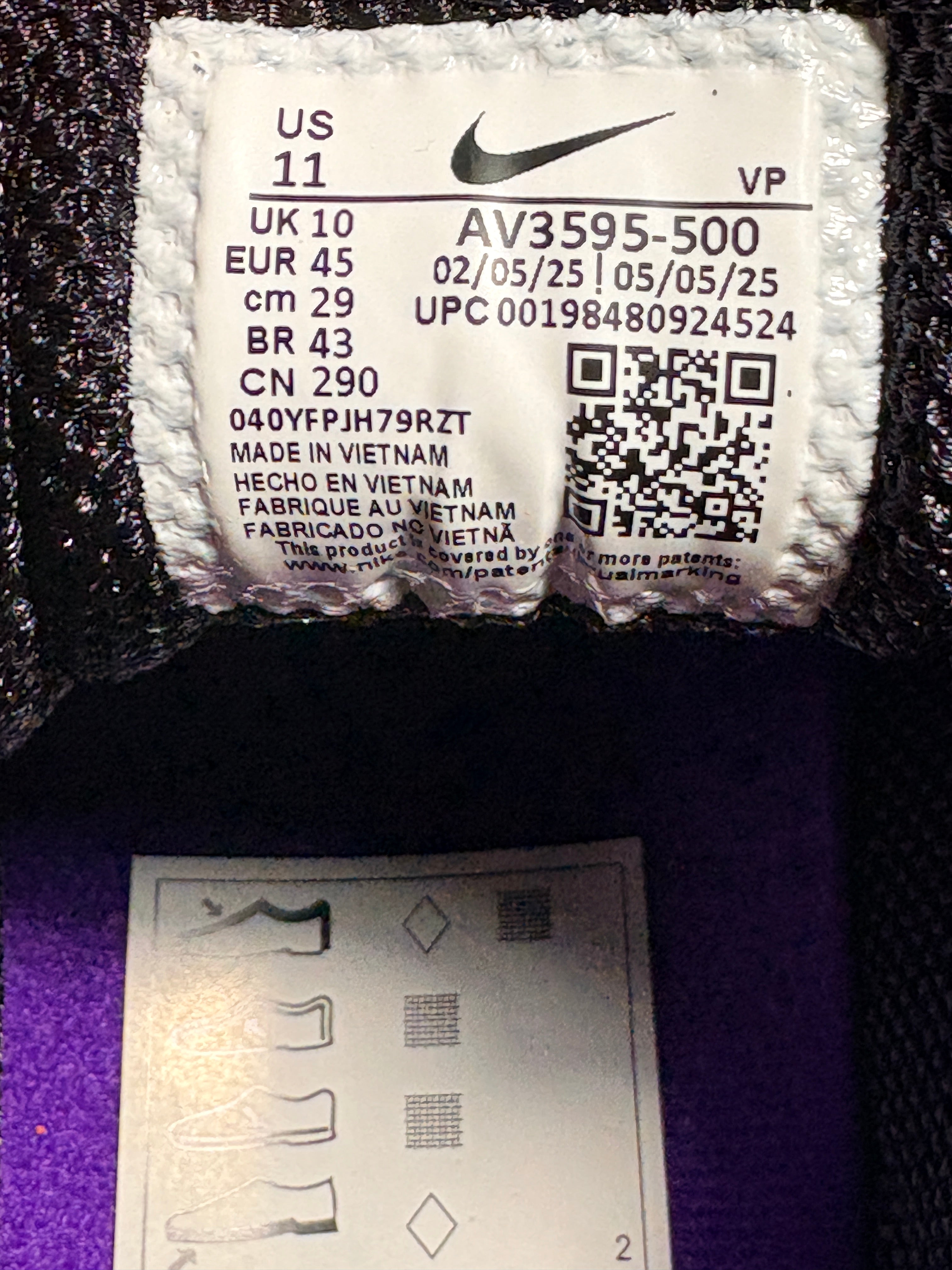 Nike Shox TL Voltage Purple Black – Neuve – taille 45