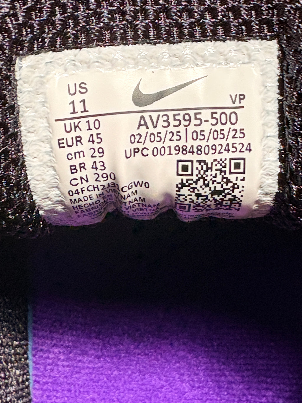 Nike Shox TL Voltage Purple Black – Neuve – taille 45