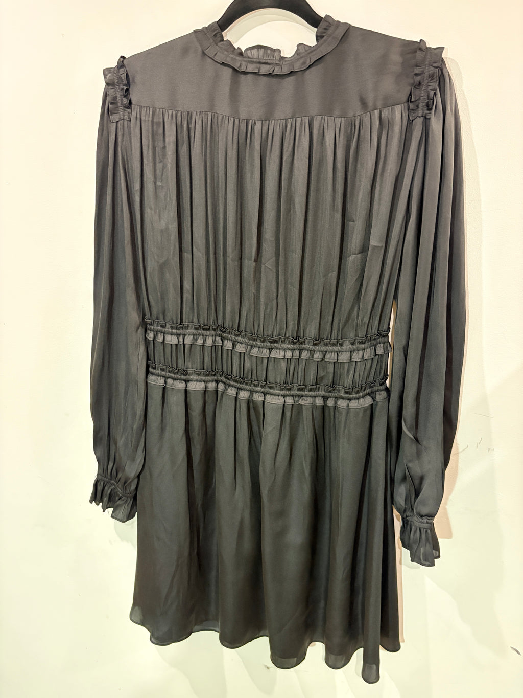 Robe Courte Noire en Viscose - The Kooples - Taille 3 (40)
