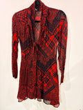 Robe Courte "Mix & Match" The Kooples – Rouge et Noir