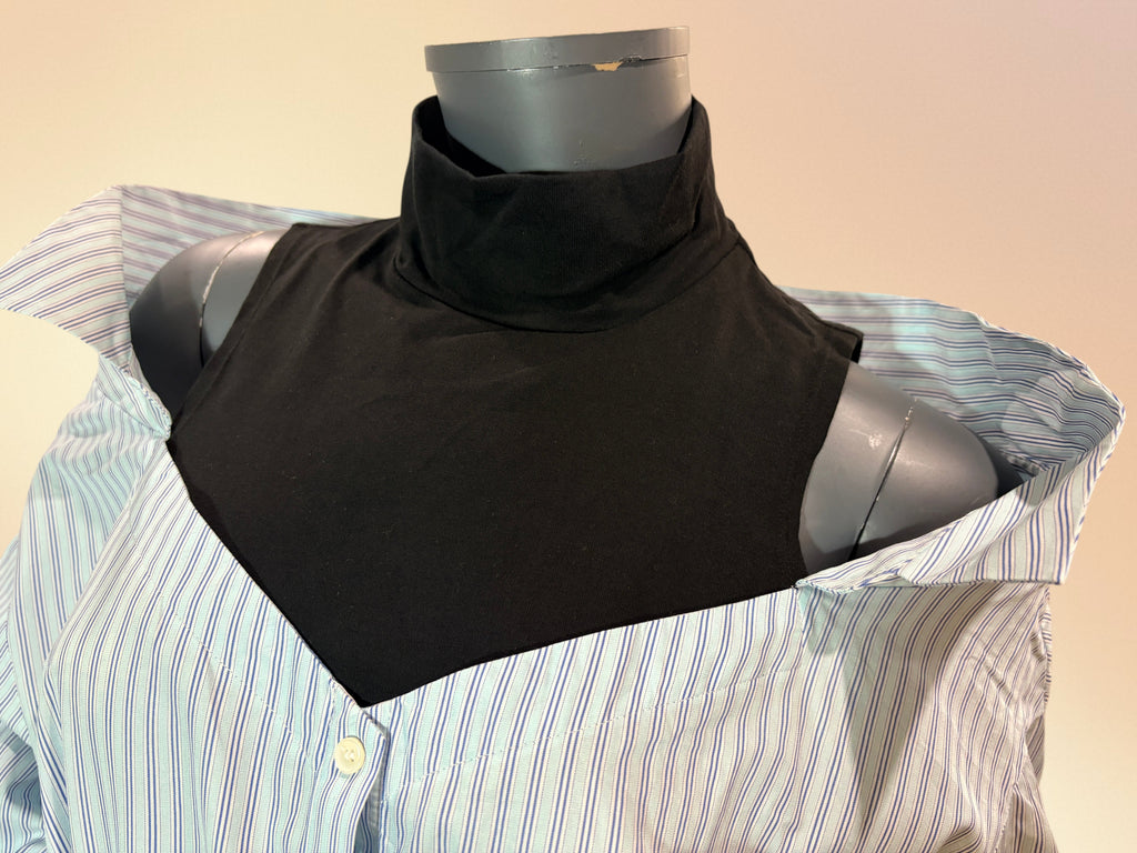Robe-Chemise Trompe-l’Œil Maje « Riarisa » Rayée Bleu & Blanc – Neuve avec Étiquette (Taille 38)