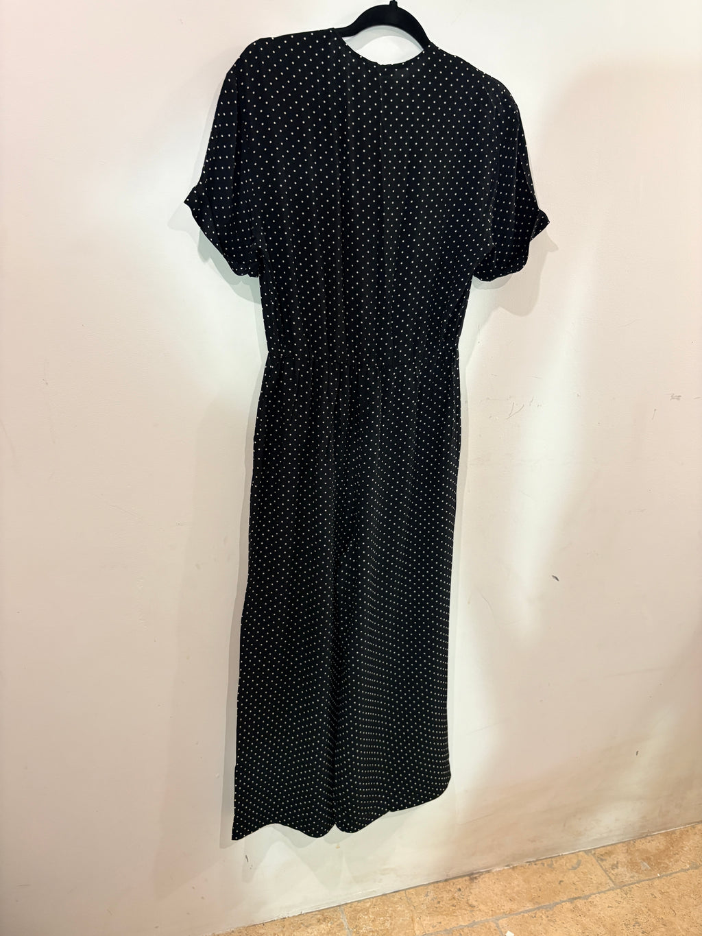 Combinaison-pantalon fluide à pois Maje – Neuve avec étiquette – Taille 36