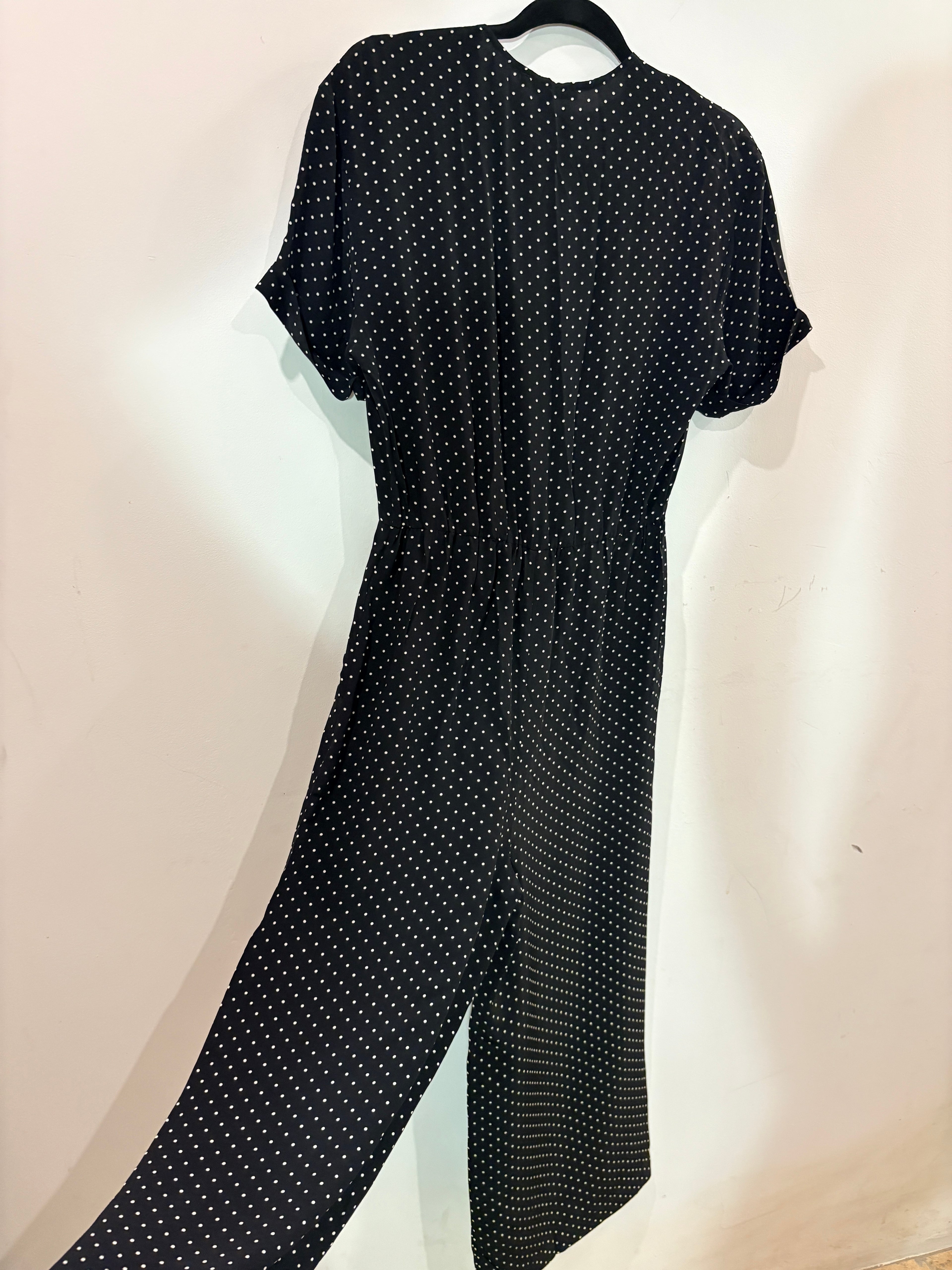 Combinaison-pantalon fluide à pois Maje – Neuve avec étiquette – Taille 36