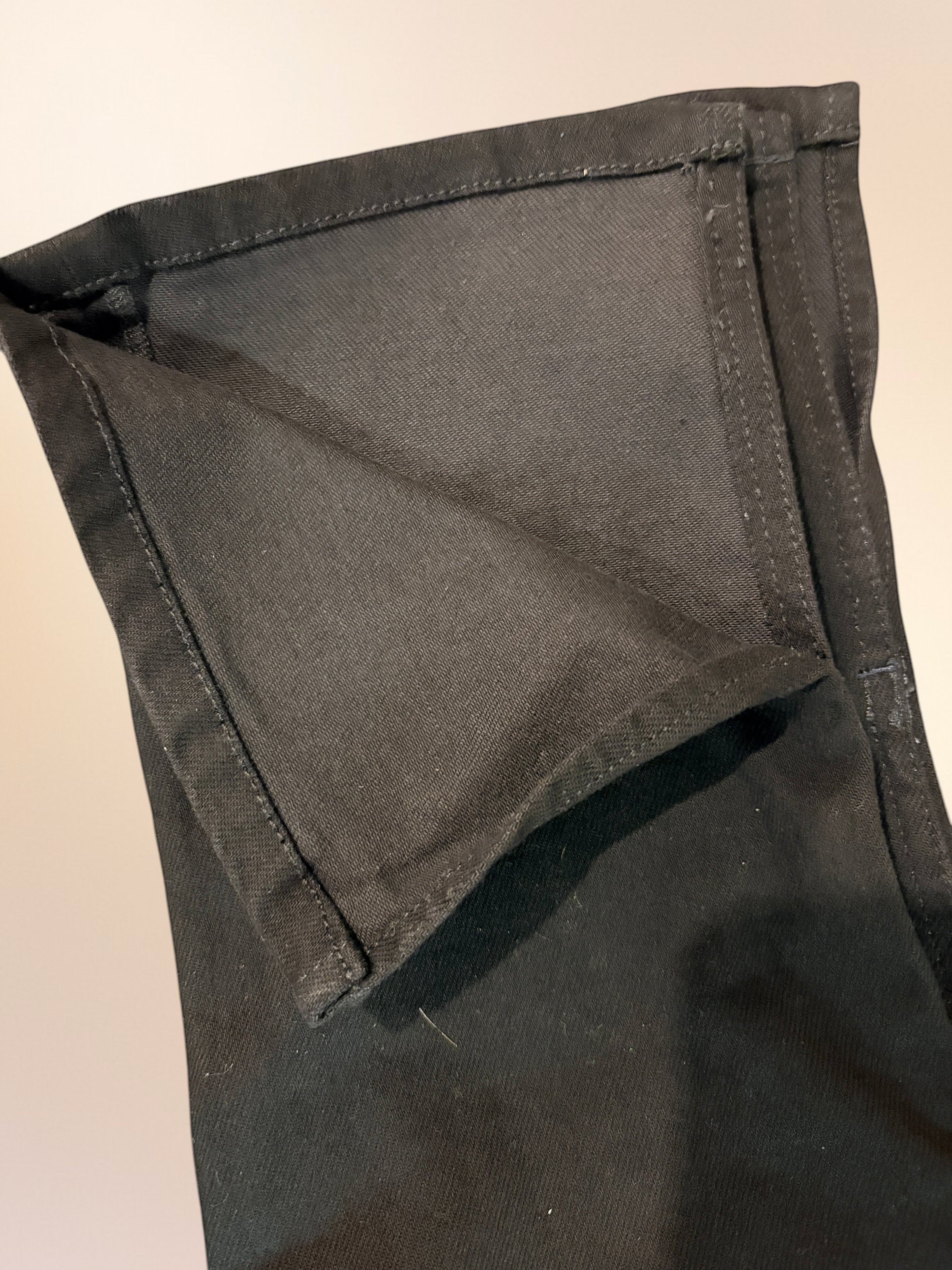Jean Droit Noir en Coton Organique Neuf avec Étiquette – GANNI (Taille 29/34)