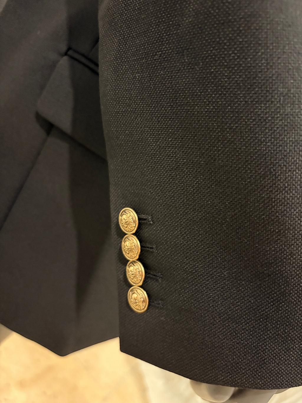 Blazer Noir Coupe Oversize Trend - The Kooples