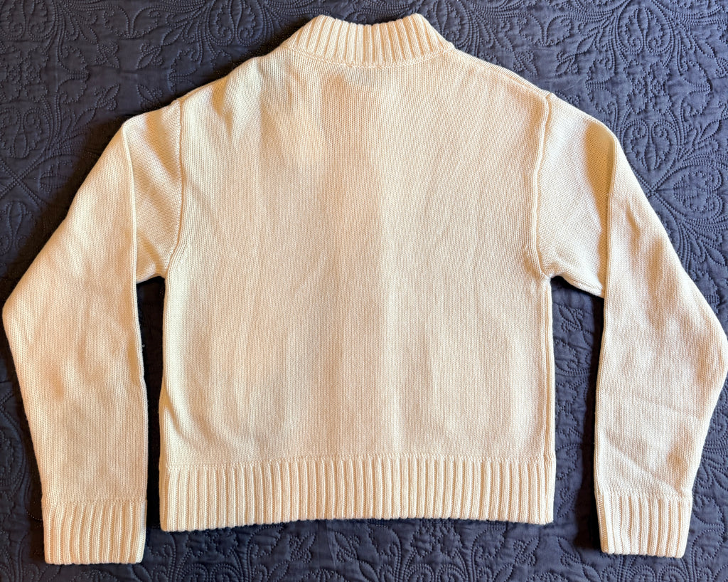 Claudie Pierlot - Cardigan en maille épaisse Écru en Laine - Neuf avec étiquette CLAUDIE PIERLOT