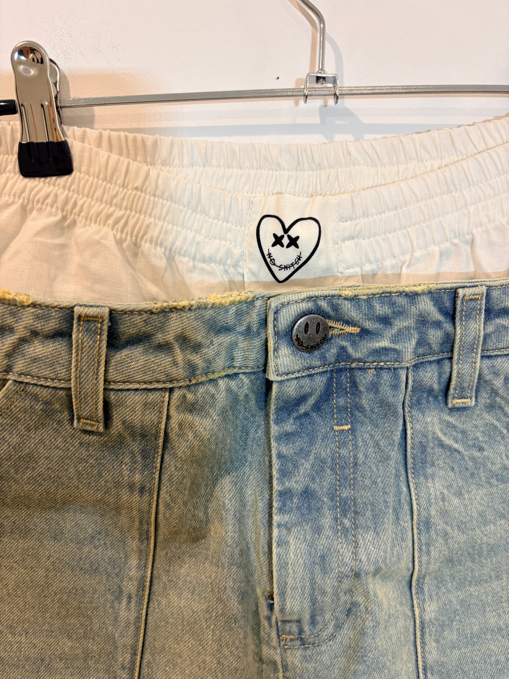 Jean Denim Double Ceinture Nouni – Eleven Paris (Neuf)