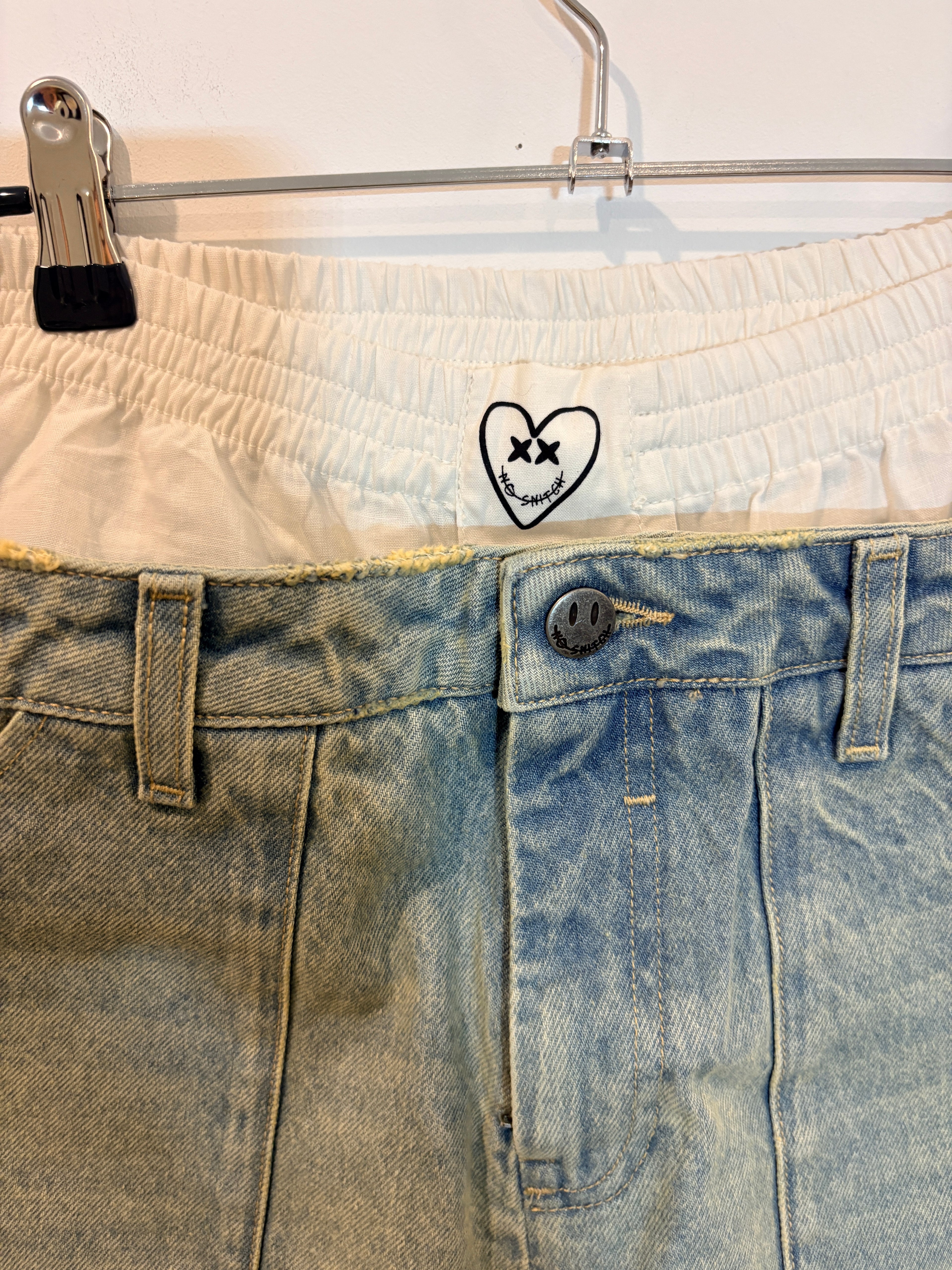 Jean Denim Double Ceinture Nouni – Eleven Paris (Neuf)